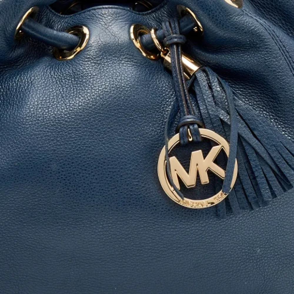 Michael Kors Pre-owned Leather totes Blue Dames