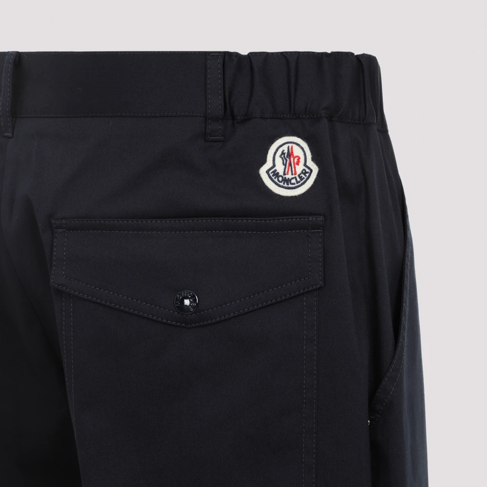 Moncler Navy Broek voor Heren Blue Heren
