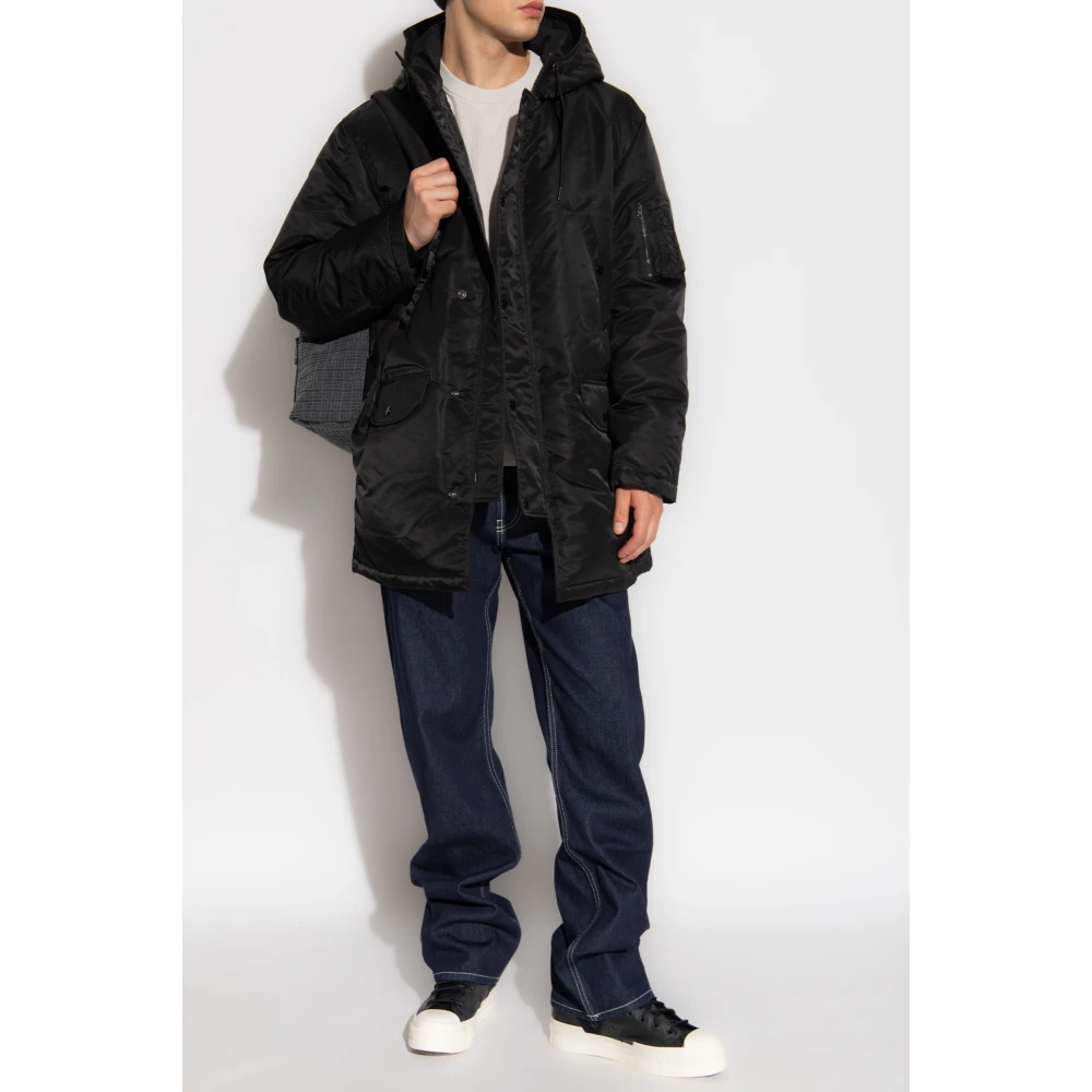 Theory Hoodie Jas Black Heren