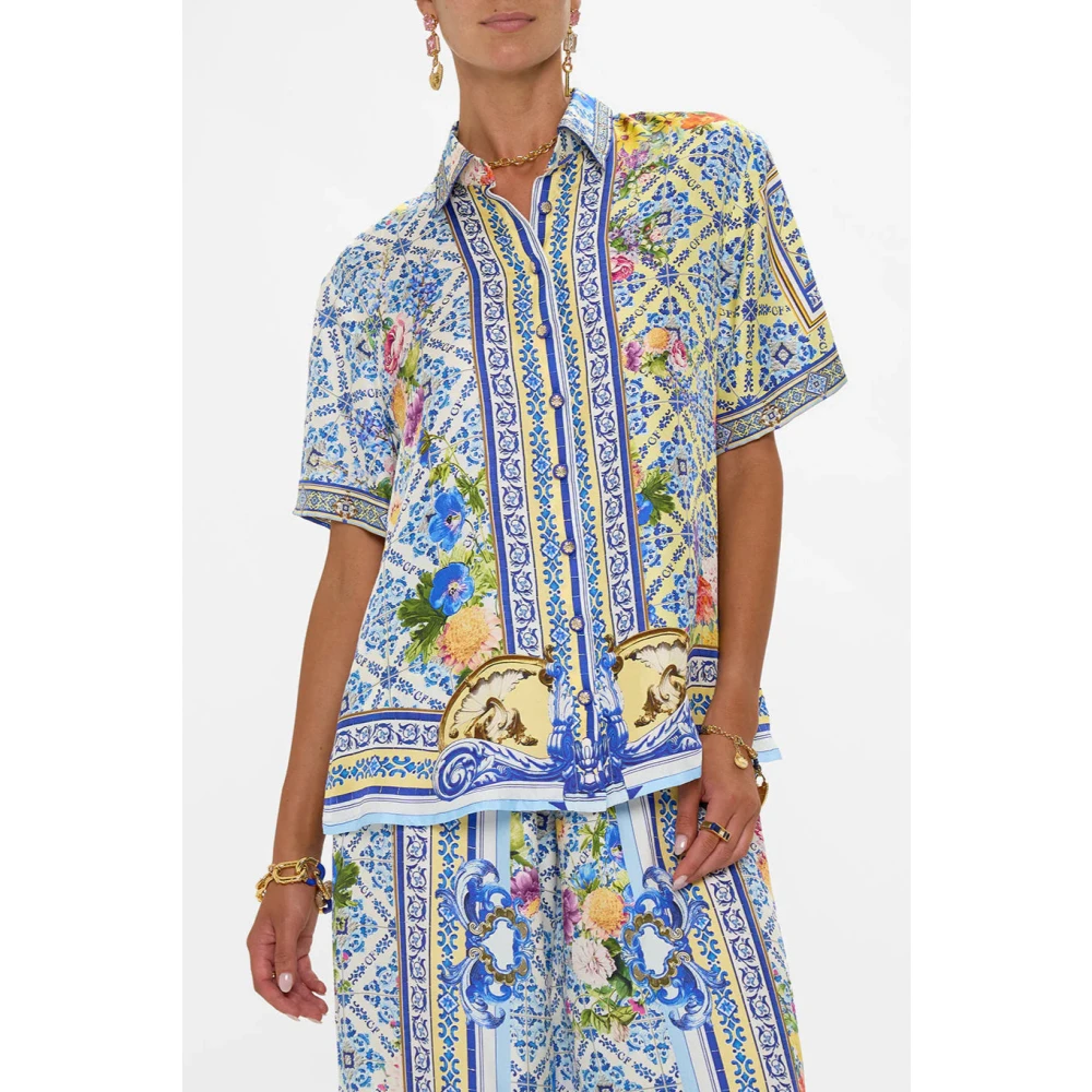 Camilla Zijden Shirt Wall To Wall Wonders Multicolor Dames