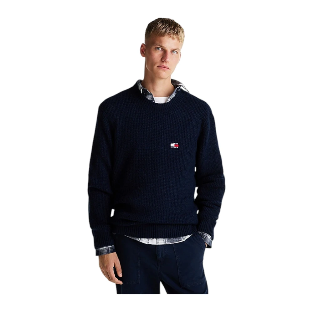 Tommy Jeans Trui met ronde hals Blue Heren