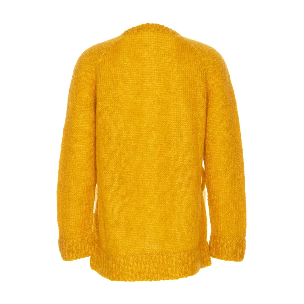 Valentino Oranje trui met knoopsluiting Orange Heren