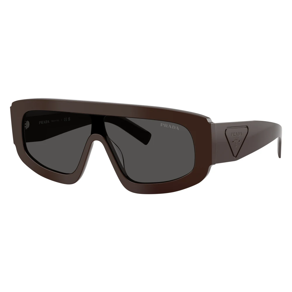 Prada Unisex Brown D10s Sunglasses - Sunglasses - One Size - Accessories
