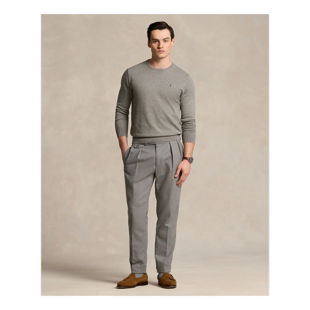 Ralph Lauren Rondgebreide trui Beige Heren