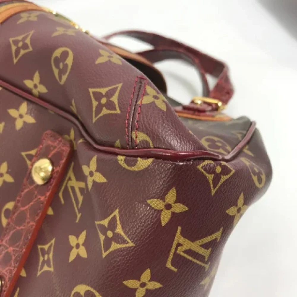 Louis Vuitton Vintage Pre-owned Cotton louis-vuitton-bags Brown Dames