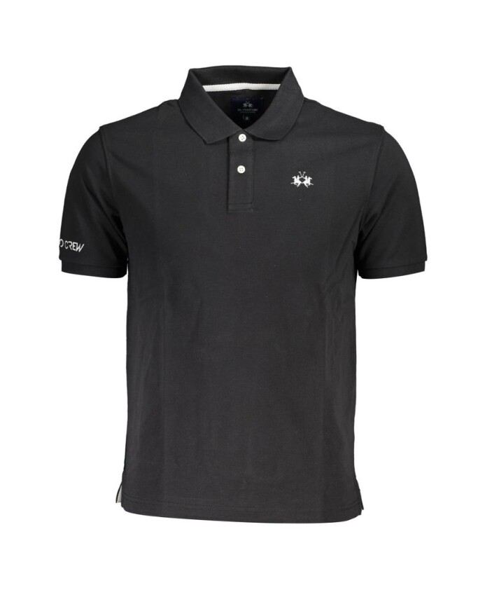 polo-homme-en-coton-noir