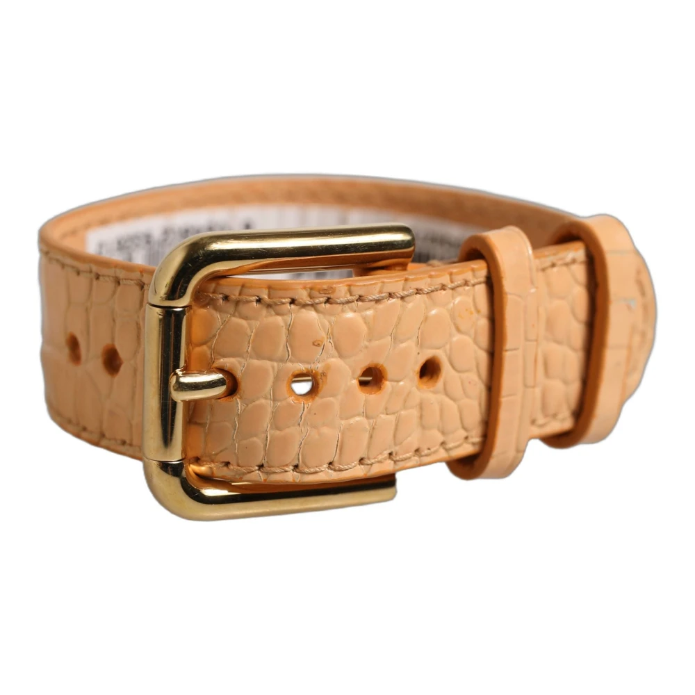Dolce & Gabbana Beige Bracelets, Male, One Size, Bracelet Belt