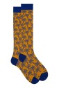 chaussettes-longues-en-coton-pour-femmes-avec-motif-de-palmier-jaune