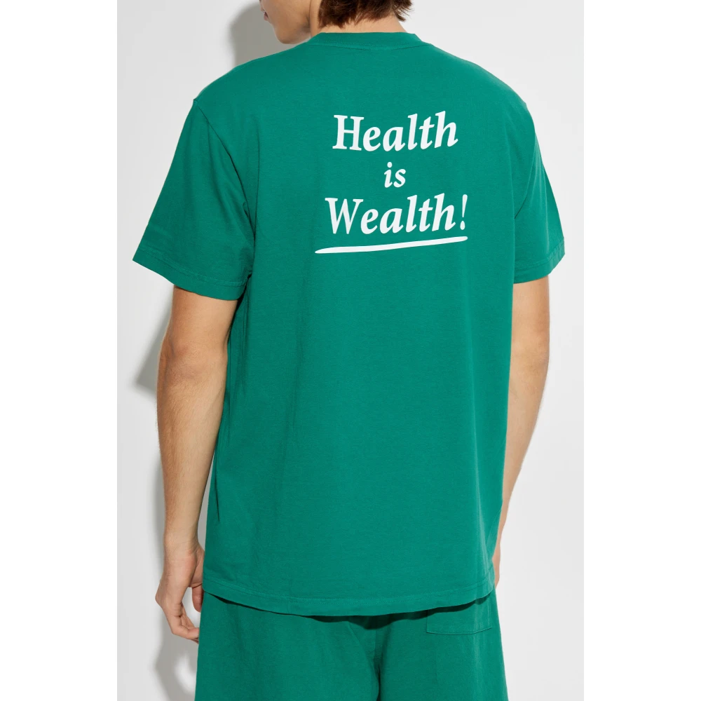 Sporty & Rich T-shirt uit de Wall Street collectie Green Unisex