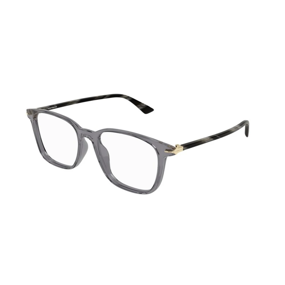 Montblanc Men's Gray Glasses, 52 Mm, Mb0338o 004 Optical Frame