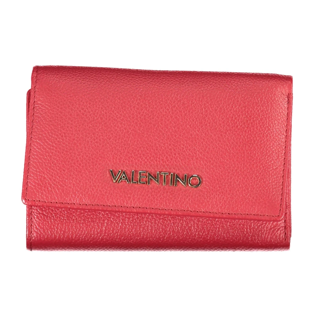 Valentino by Mario Valentino Rode Damesportemonnee met Logo Sluiting Red Dames