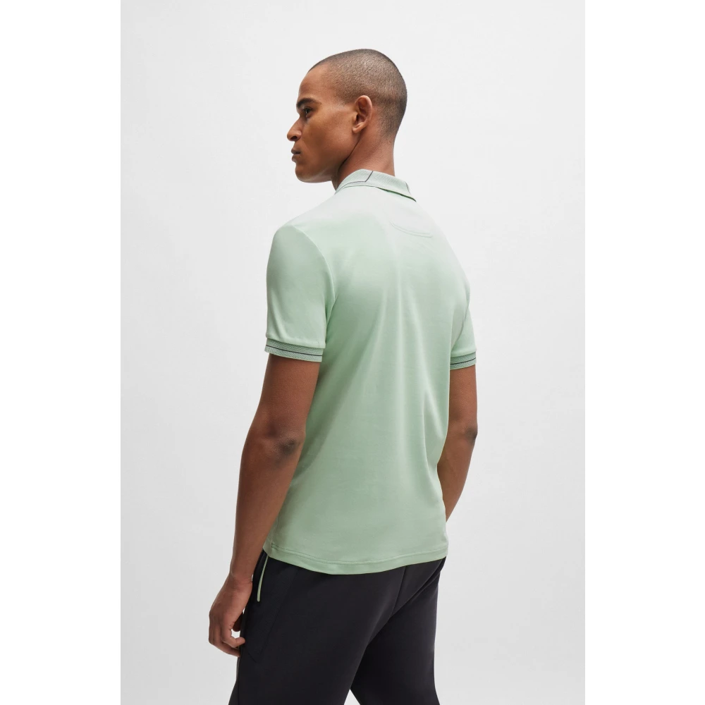 Boss Slim Fit Polo Shirt Green Heren