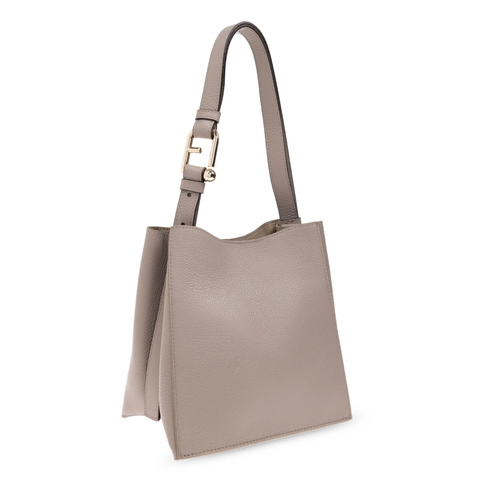 Furla Mini Bucket Tas Gray Dames