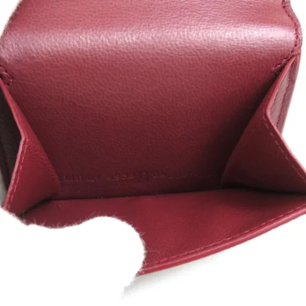 Balenciaga Vintage Pre-owned Leather wallets Red Dames