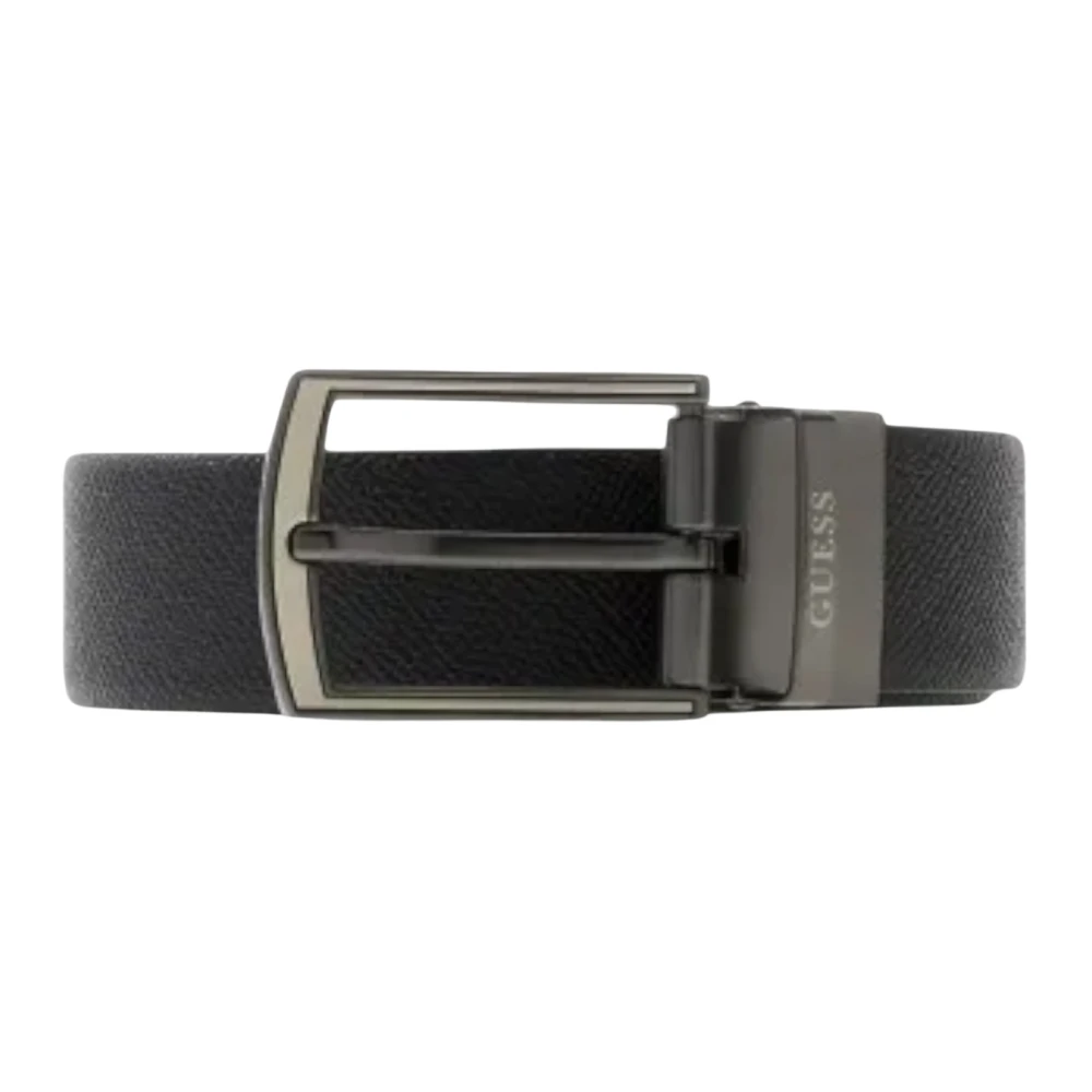 Guess Genuine Leather Belt - Male - Belts - Black - Xl - Accessories