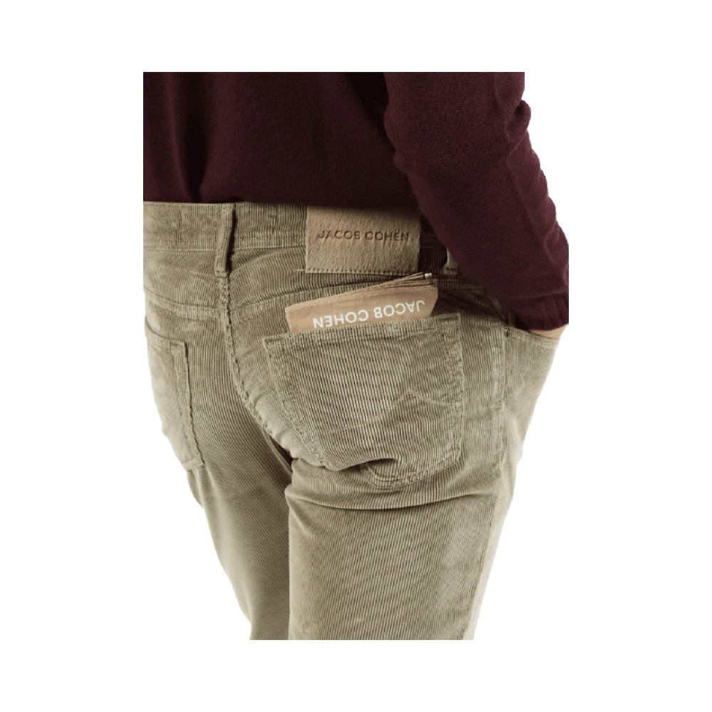 Jacob Cohën Slim Bard Denim Jeans in Tortora Green Heren
