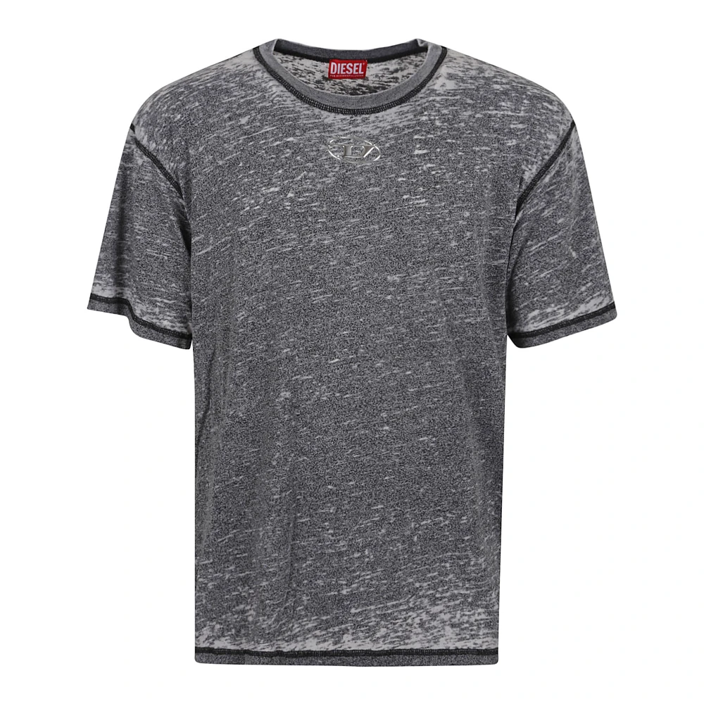 Diesel Grå T-shirt & Polo för män Gray, Herr