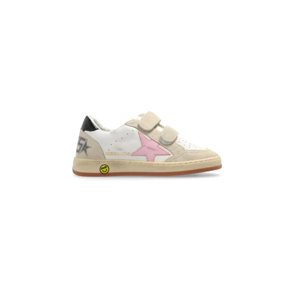 Golden Goose Vit Seedpearl Rosa Svart Ballstar Nappa White, Flicka