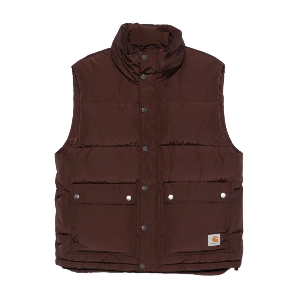 Carhartt Wip Men's Brown Waistcoats, L, Jackets