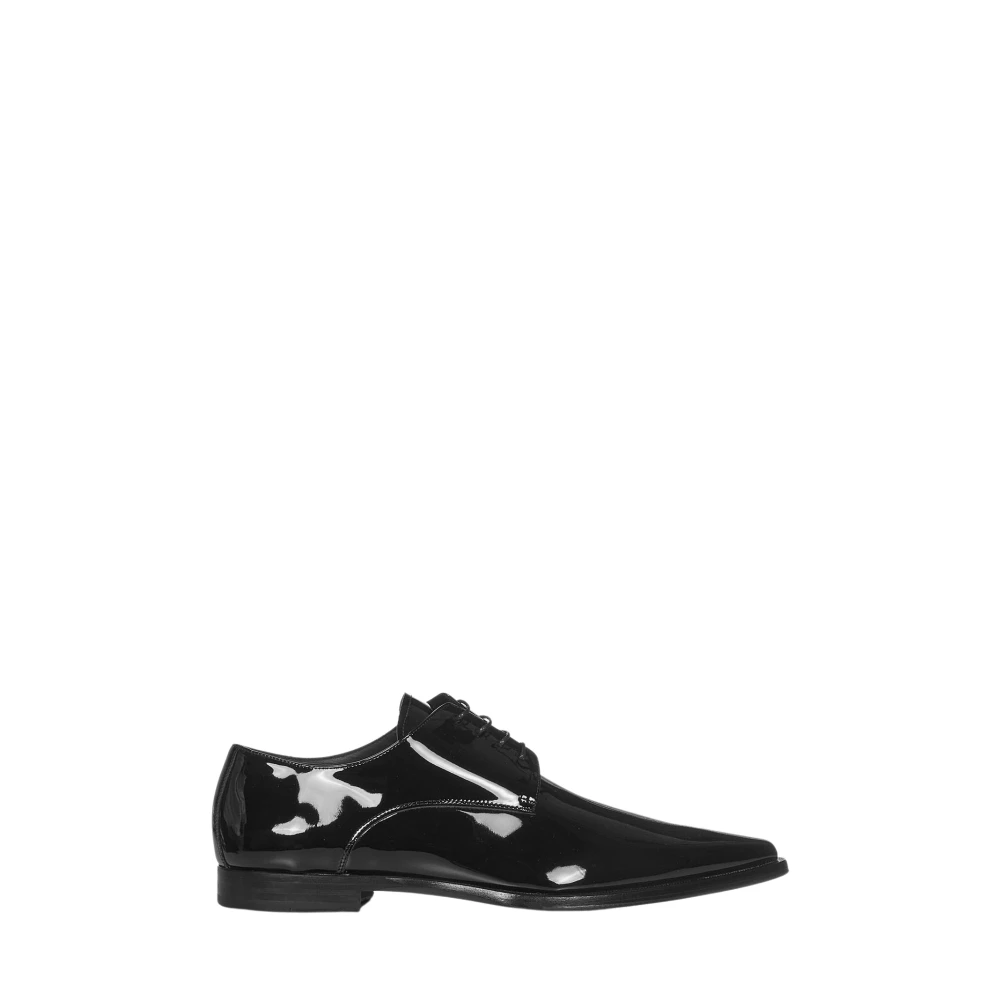 Dsquared2 Black Elegant Leather Work Shoes - Male - Dress Shoes - 5 Uk - Shoes