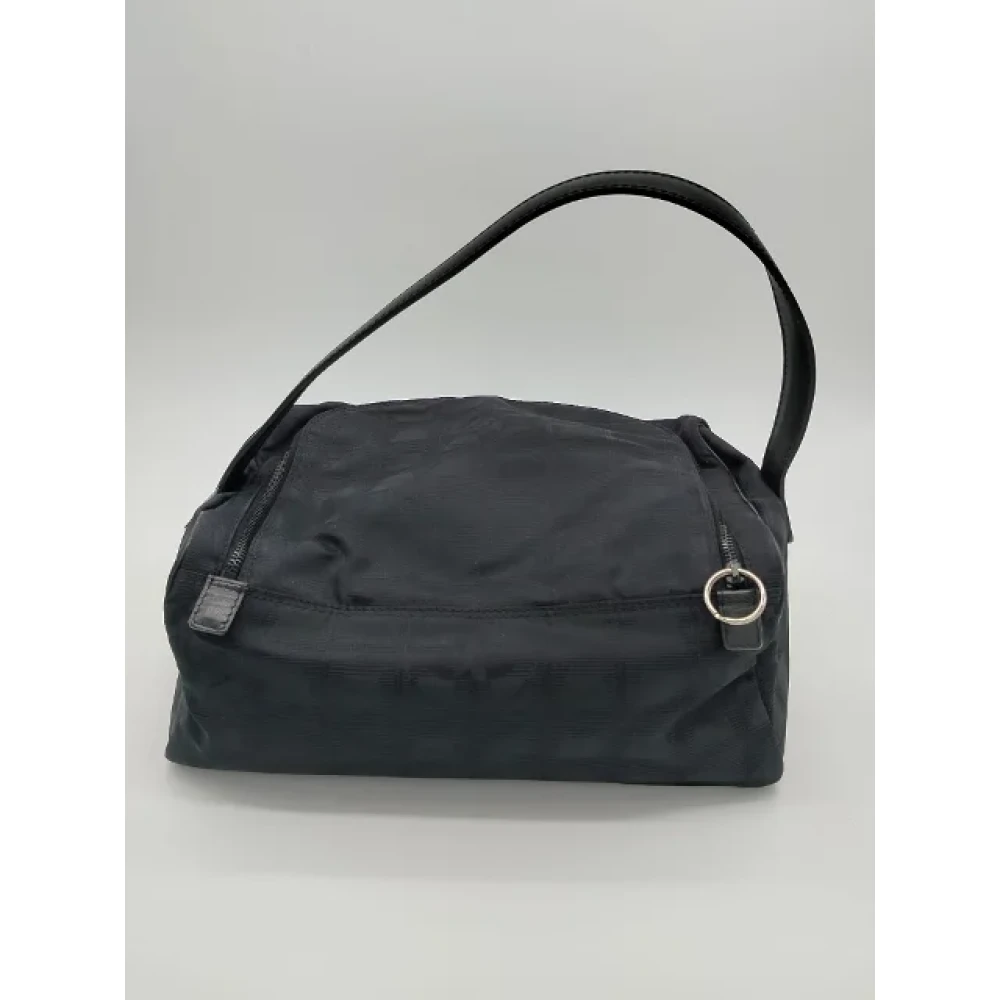 Chanel Vintage Pre-owned Nylon chanel-bags Black Dames