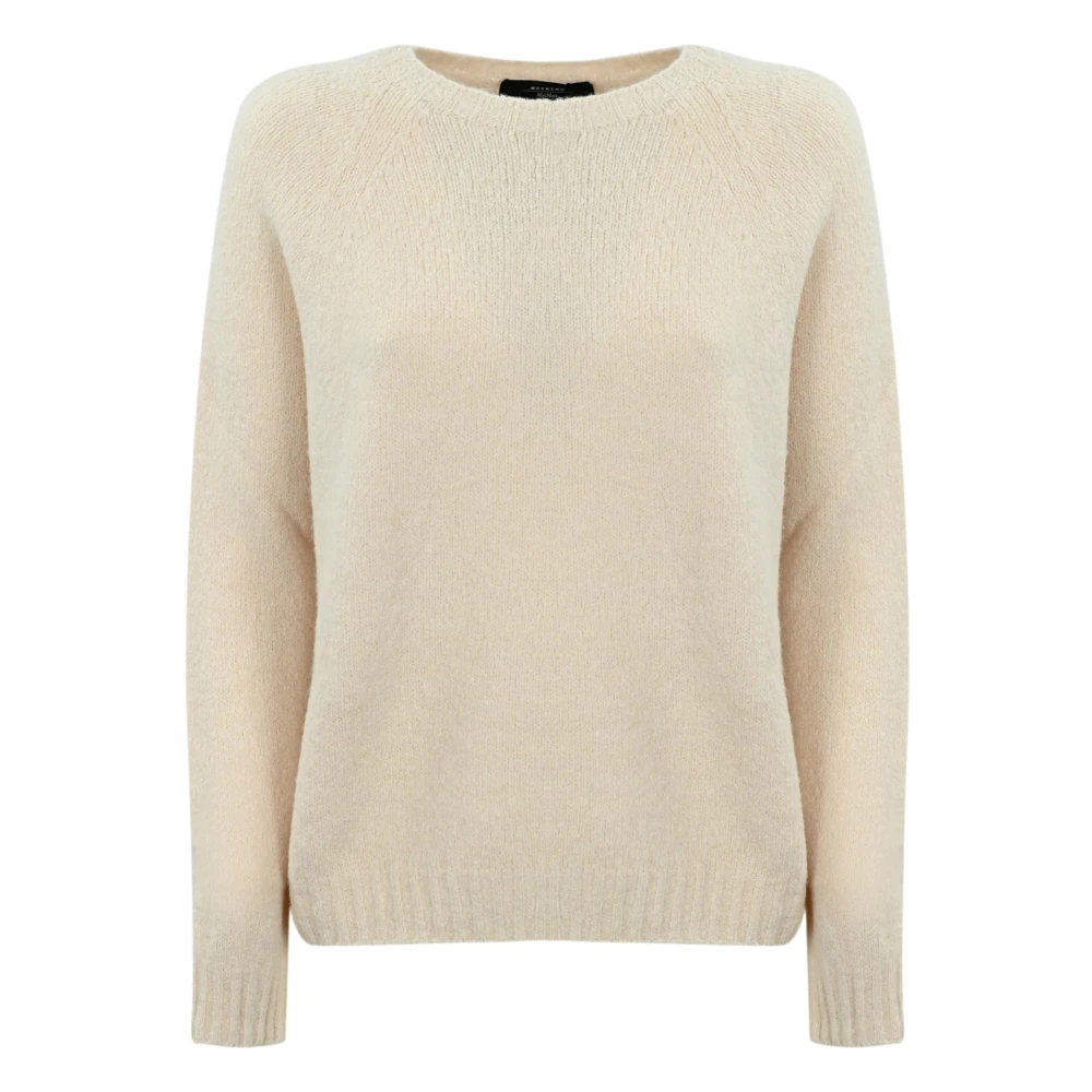 Max Mara Weekend Crème Alpaca Trui Beige Dames