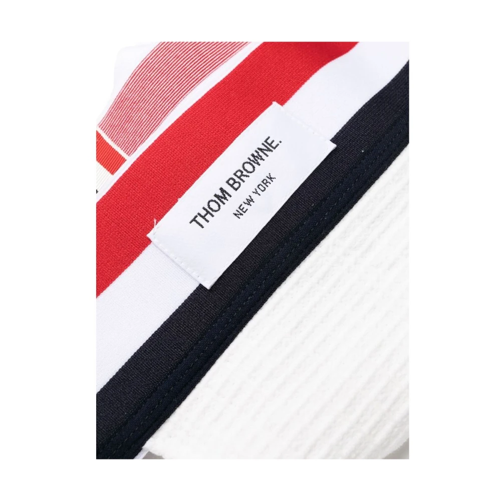 Thom Browne RWB Stripe Logo String Ondergoed White Heren