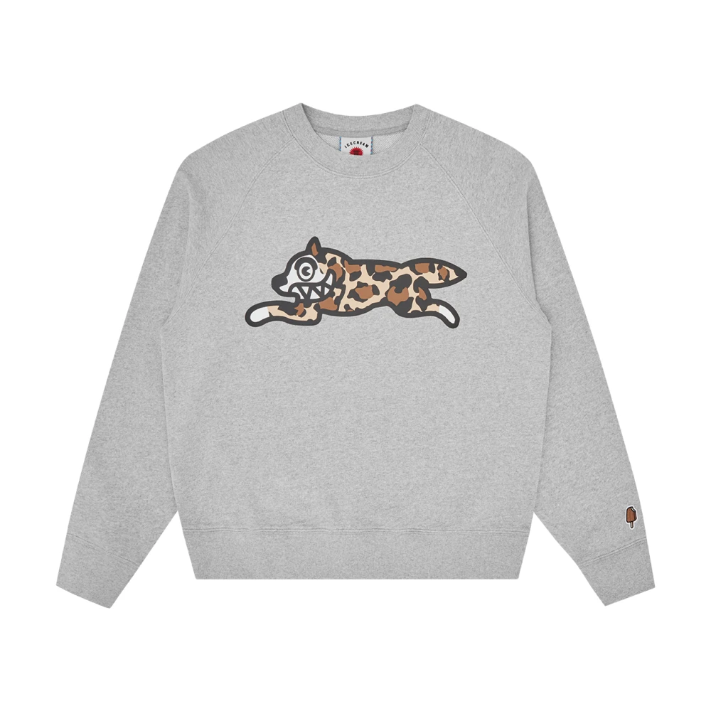 Icecream Men's Gray Running Dog Crewneck