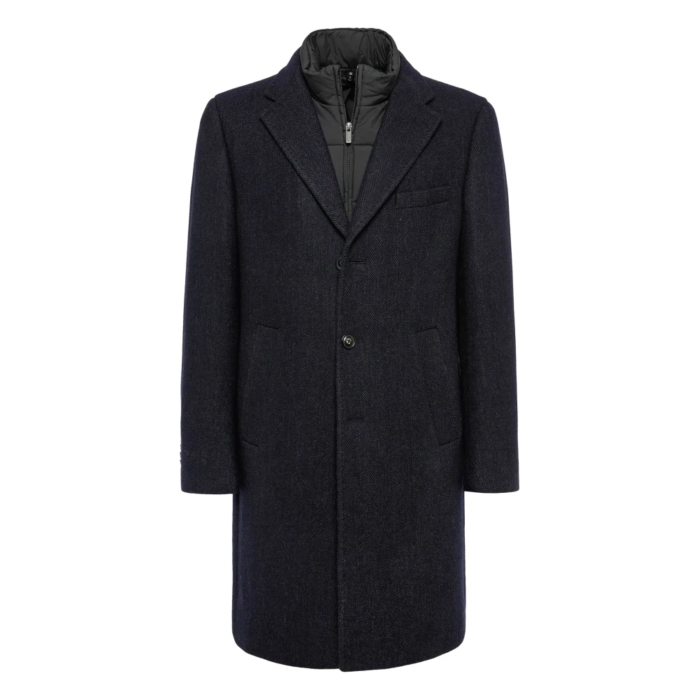 Boggi Milano Afneembare Bib Jas Stijl Colonia Blue Heren