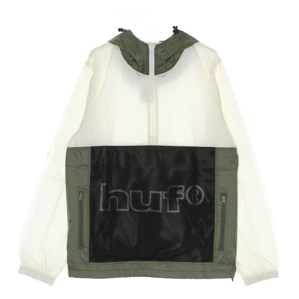 HUF Lichte Windbreaker Anorak met hoge kraag Multicolor Heren