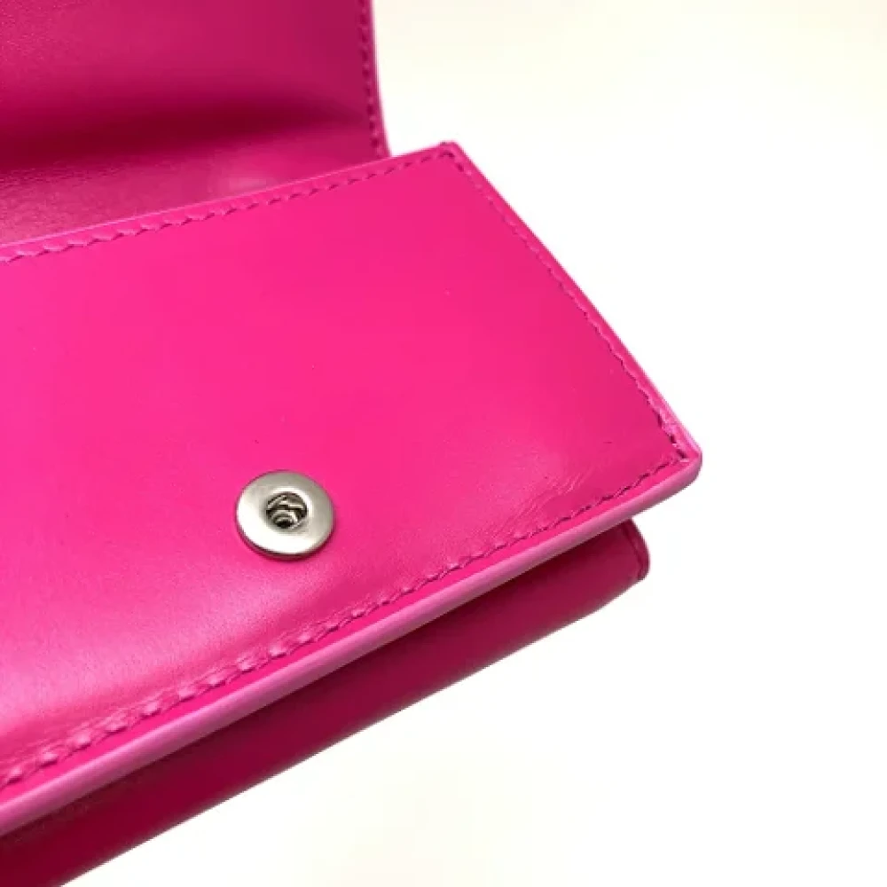Balenciaga Vintage Pre-owned Leather wallets Pink Dames