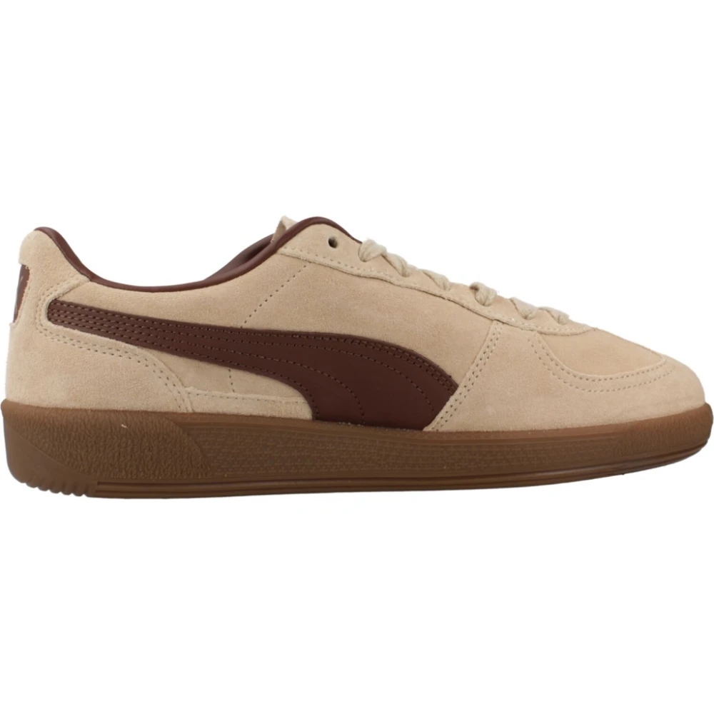 Puma Stijlvolle Sneakers Palermo Heren Schoenen Beige