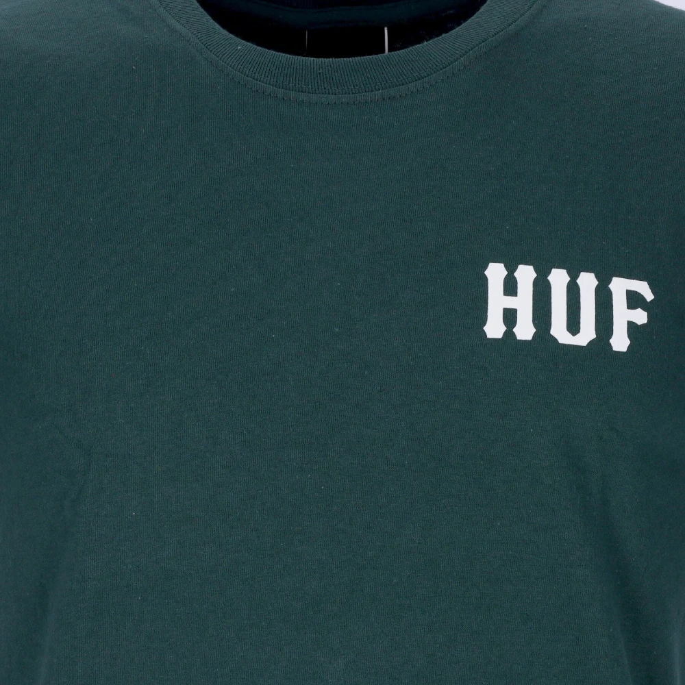 HUF Bosgroene Klassieke Heren T-shirt Green Heren