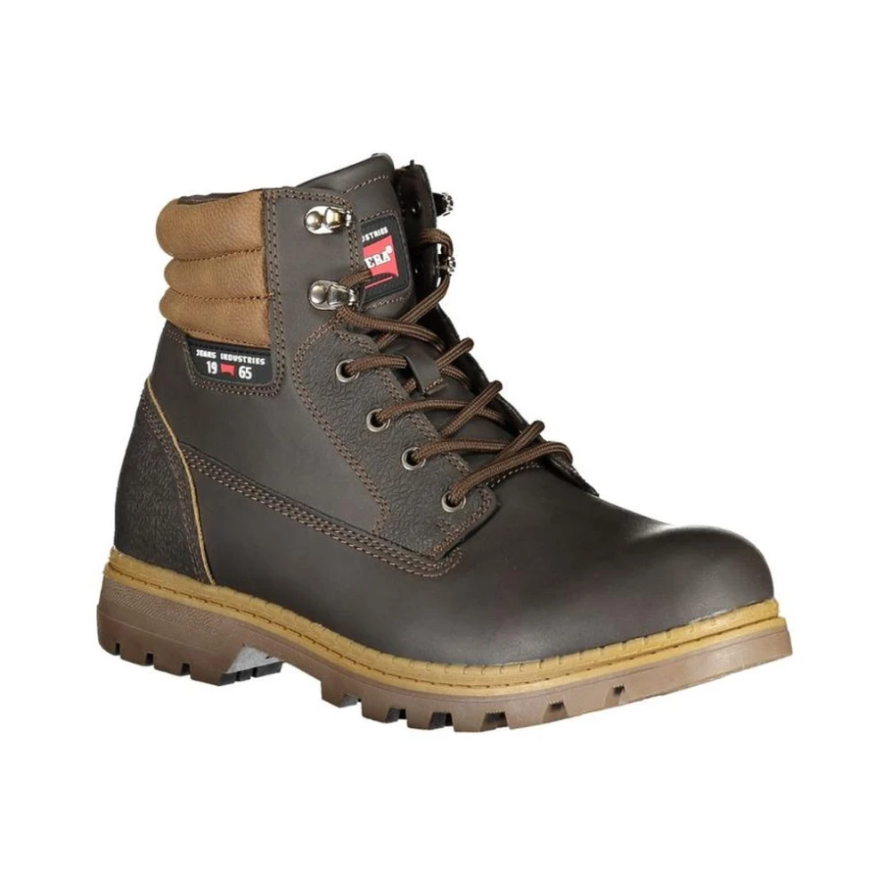 Carrera Men's Brown Lace-Up Boots, 8 Uk, Model 1965 Leather Boots