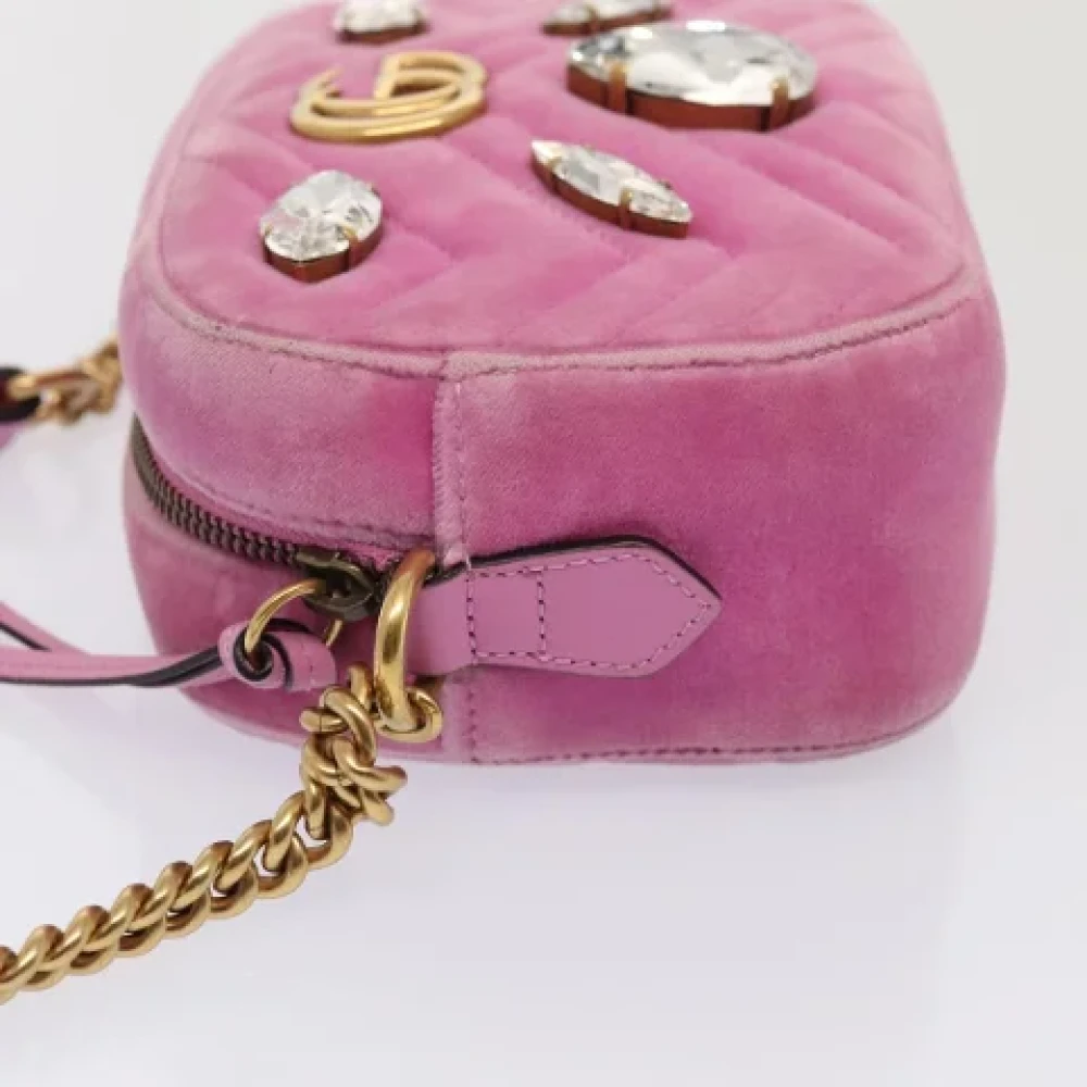 Gucci Vintage Pre-owned Canvas gucci-bags Pink Dames