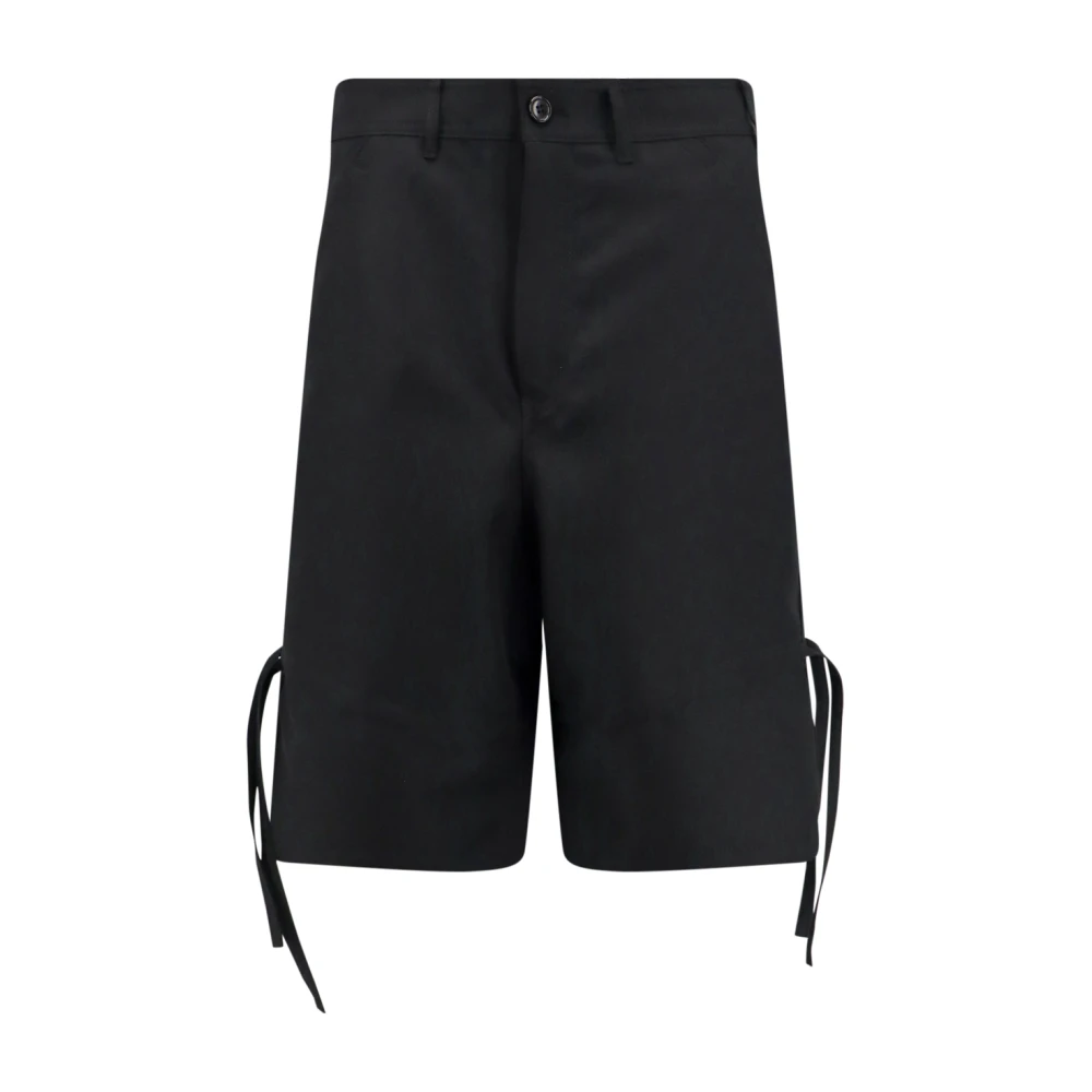 Comme des Garçons Svarta Shorts med knapp och dragkedja Black, Herr