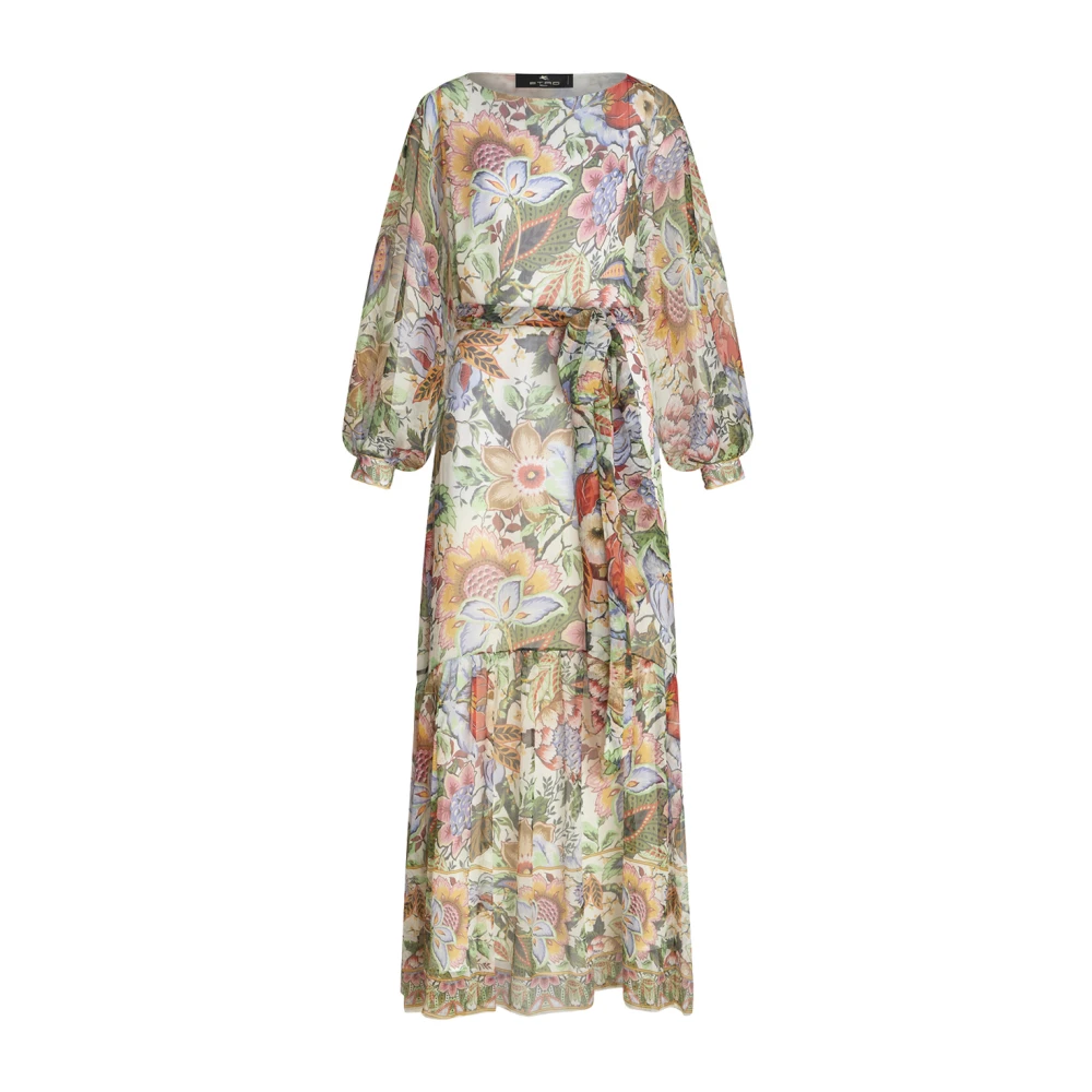 ETRO Multicolor boeket-geïnspireerde lange jurk Multicolor Dames