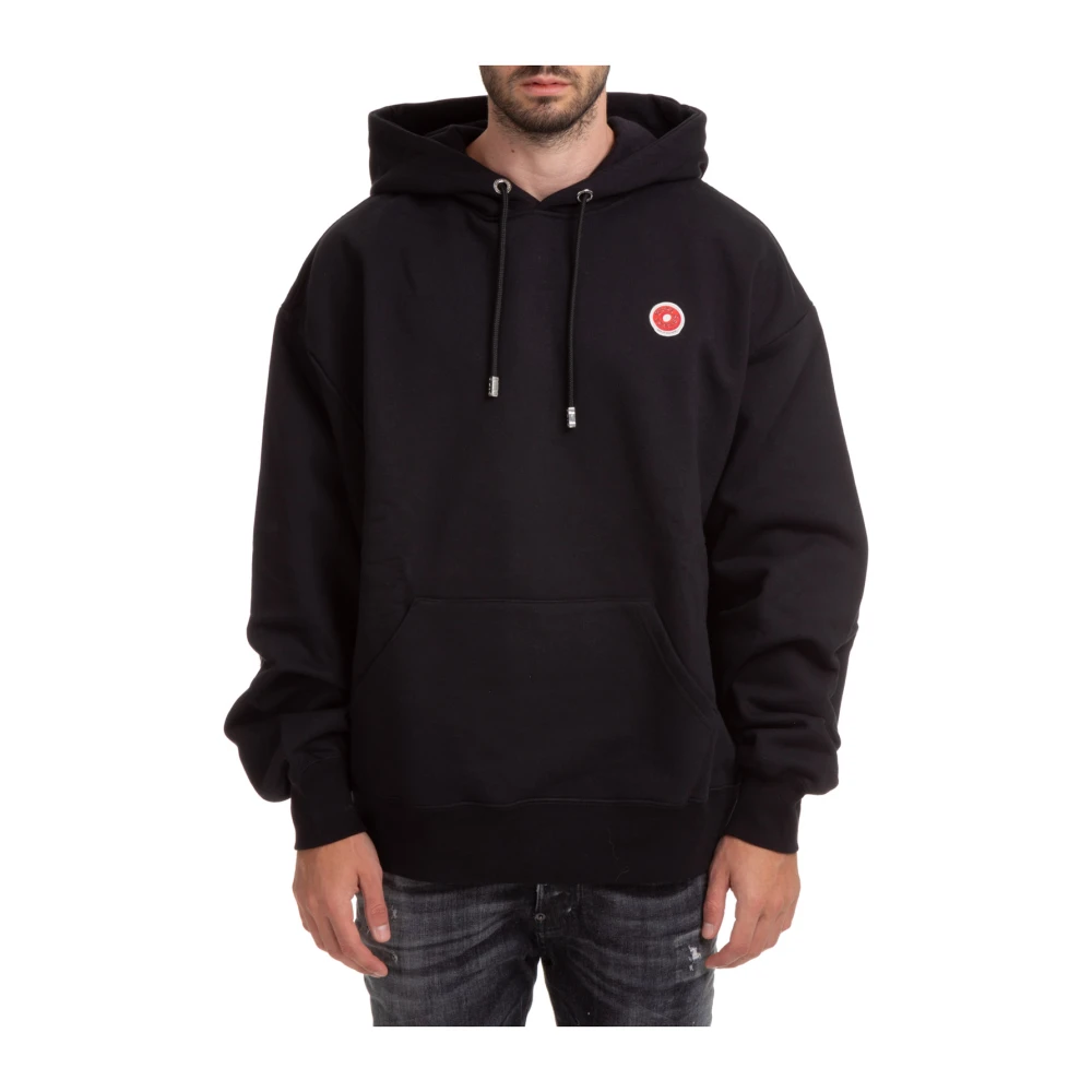 Gcds Black Edibles Hoodie - Male - Hoodies - M - Sweatshirts & Hoodies