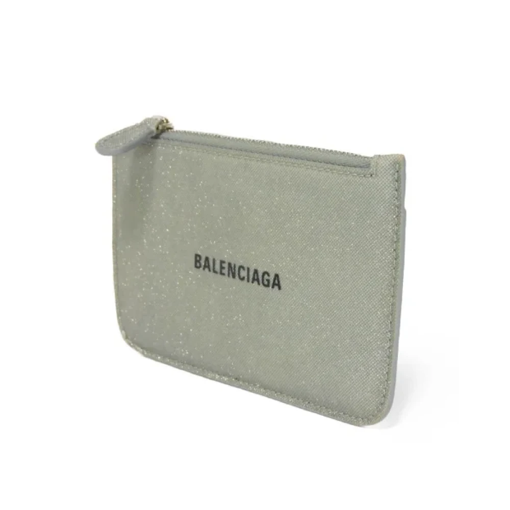 Balenciaga Vintage Pre-owned Leather wallets Gray Heren