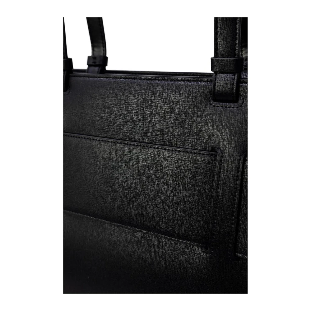 Armani Exchange Stijlvolle Polyethyleen Handtas voor Vrouwen Black Dames