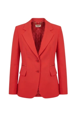 Giacca In Doppio Crepe Stretch