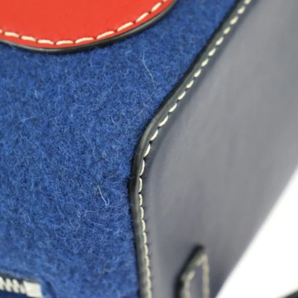 Loewe Pre-owned Leather shoulder-bags Blue Dames