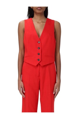 gilet-en-lin-rouge