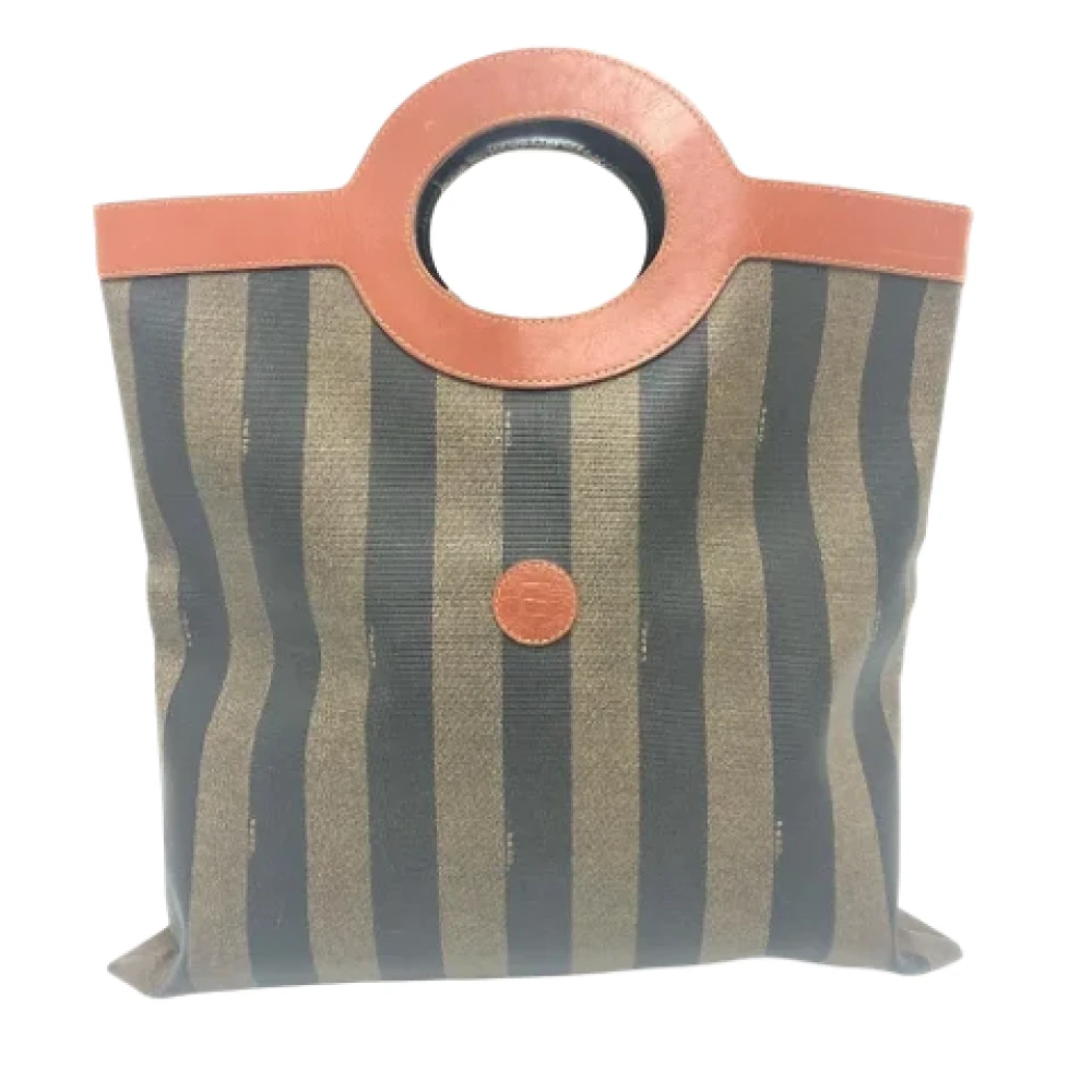 Fendi Vintage Pre-owned Leather fendi-bags Brown Dames