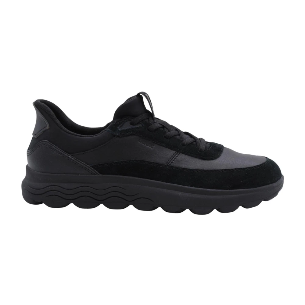 Geox Hombre Negro Zapatos, Talla: 45 Eu