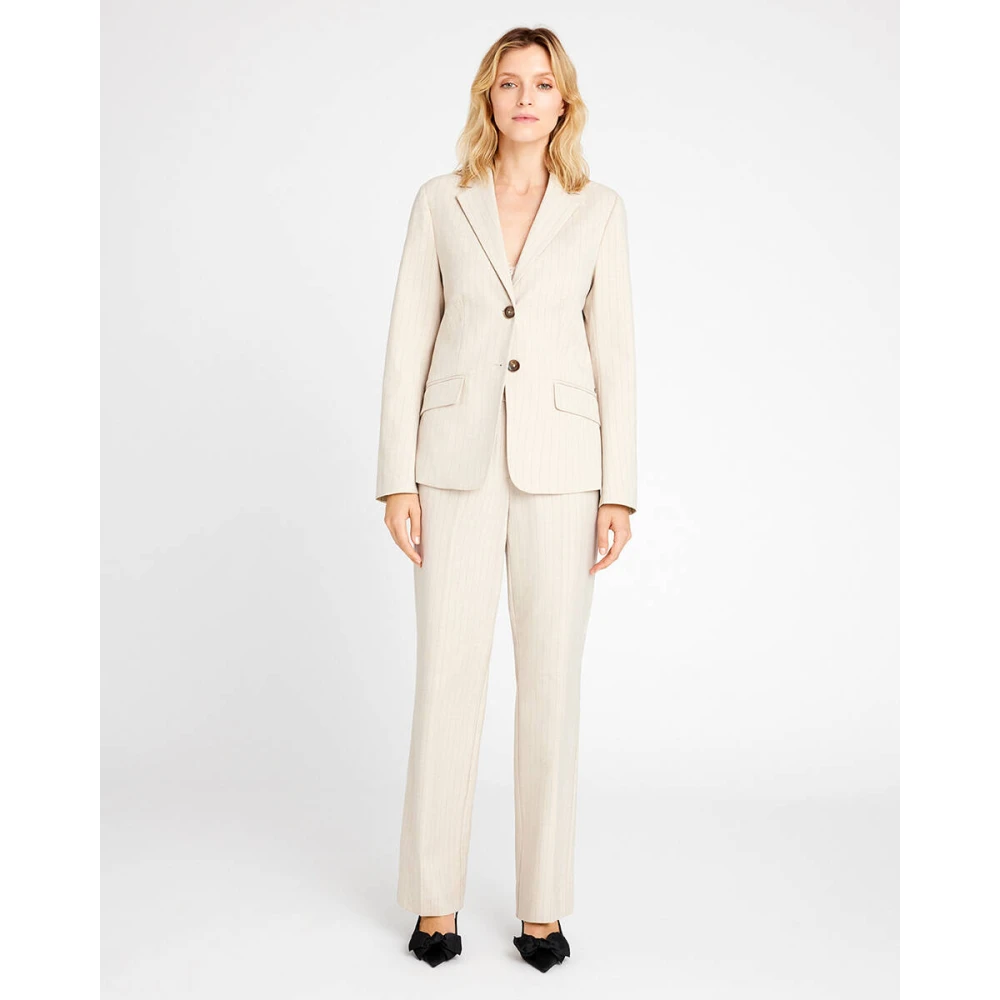 Gustav Madlen Blazer voor Vrouwen Beige Dames