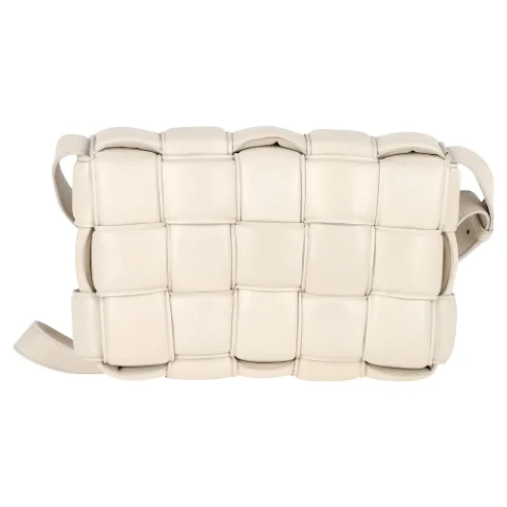 Bottega Veneta Vintage Pre-owned Leather shoulder-bags White Dames