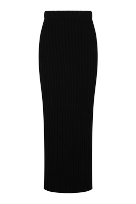 black-knit-skirt-wool-cashmere