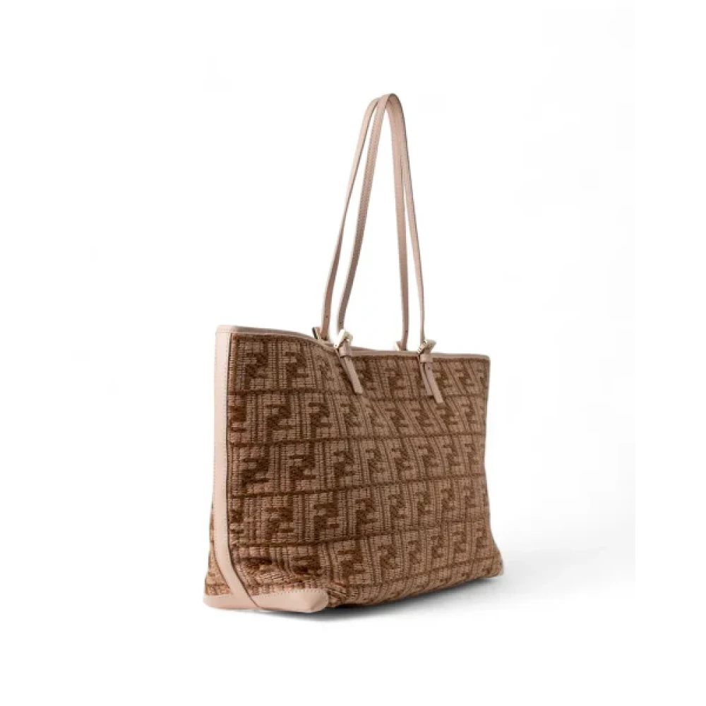 Fendi Vintage Pre-owned Fabric handbags Beige Dames