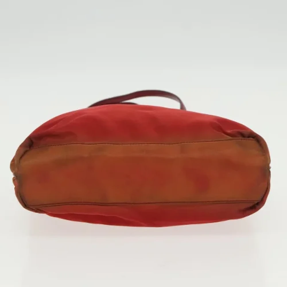 Prada Vintage Pre-owned Nylon prada-bags Red Dames